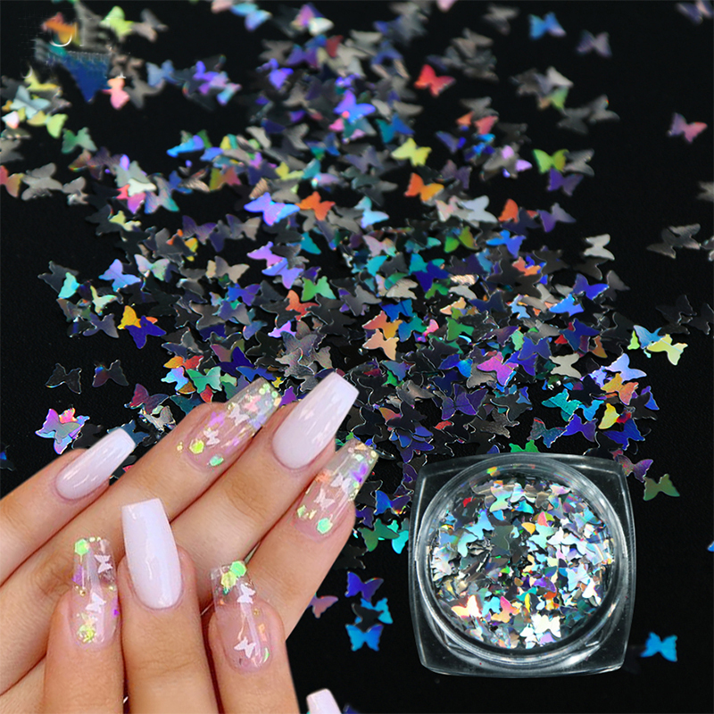 3D Butterfly Star Slice Nail Flakes Laser Silver Polishing Glitter Sequins DIY Paillette for Decoration Nail Art Tips
3D Butterfly Star Slice Nail Flakes Laser Silver Polishing Glitter Sequins DIY Paillette for Decoration Nail Art Tips