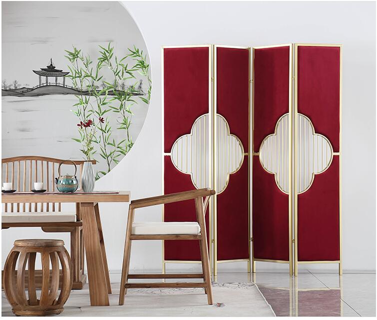 Folding screen foldable movable partition Room Dividers small family bedroom shelter household screens