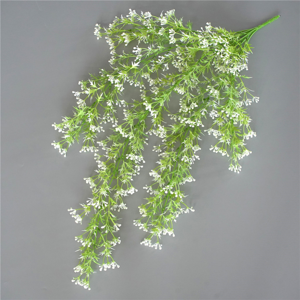 New 9 Fork Artificial grass vine wall hanging plant rattan for home garden decor party wedding deocration greenery fake grass, As pic
New 9 Fork Artificial grass vine wall hanging plant rattan for home garden decor party wedding deocration greenery fake grass, As pic