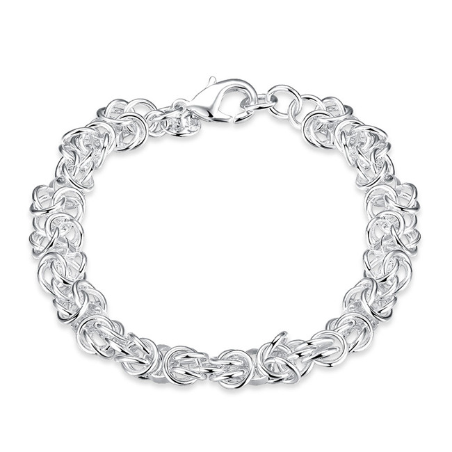 Hot sale best gift 925 silverLeading Shrimp Buckle Bracelet DFMCH073, brand new fashion 925 sterling silver plated Chain link bracelets