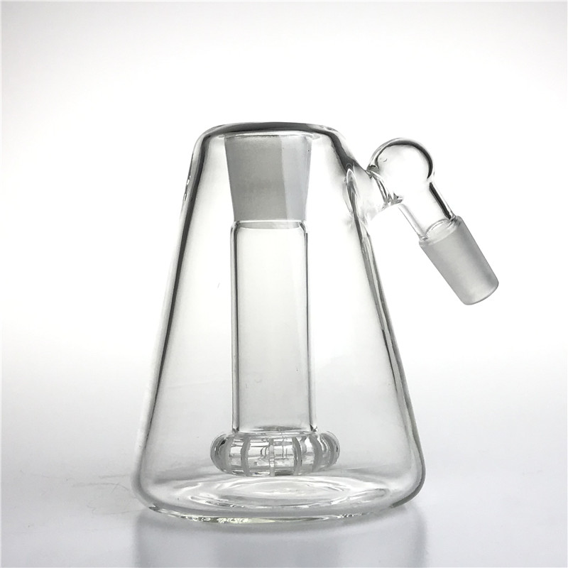 New 3.7 Inch Glass Ash Catcher 14mm Mini Triangle Glass Water Bongs Dab Rigs Thick Heady Glass Smoking Accessories