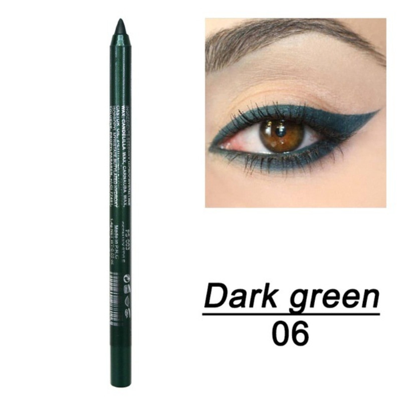 Color Matte Eyeliner Pen Colors Eyes Makeup Glitter Eyeliner Long Lasting Sexy Charming Color Eye Liner Waterproof TSLM2