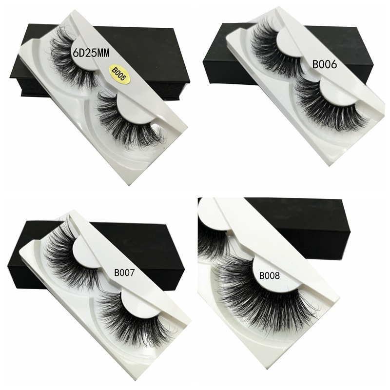 3D Mink Eyelashes 100% Real Mink Lashes 25mm Long Dramatic Thick False Lash Handmade Crisscross Eyelash Extensions Beauty Makeup 18 Styles
