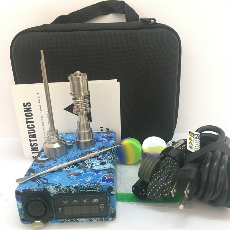 Portable oil rig electric digital nail kits E D quartz nails titanium nails domeless 16mm 20mm coil heater siclion mats glass water bong
Portable oil rig electric digital nail kits E D quartz nails titanium nails domeless 16mm 20mm coil heater siclion mats glass water bong