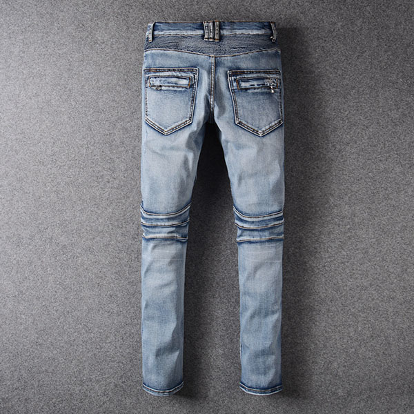 Ripped Jeans #0512 Men's Retro Elasticity Slim Youth Fashion Streetwear Personality Quality Pants Male Denim Distrressed Trousers, Blue
Ripped Jeans #0512 Men's Retro Elasticity Slim Youth Fashion Streetwear Personality Quality Pants Male Denim Distrressed Trousers, Blue