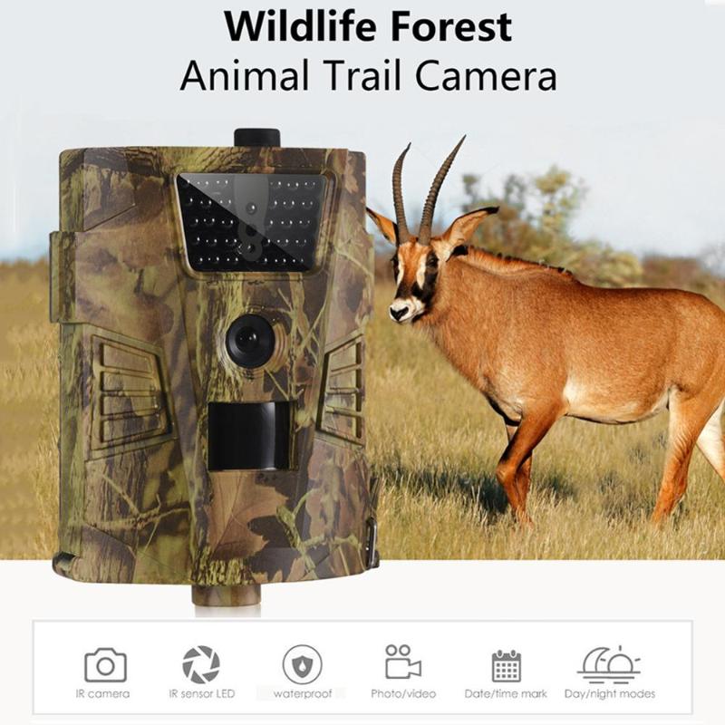 HD Camera HT001B Trail Camera 12MP 1080P 30pcs Infrared LEDs 850nm Hunting IP54 Waterproof 120 Degree Angle Wild1