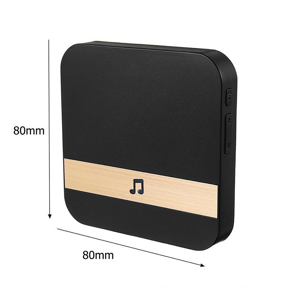Wireless WiFi Smart Indoor DoorBell Visual Intercom Door Secure Camera Bell Security Waterproof Music Receiver Home Cordless Door Bell