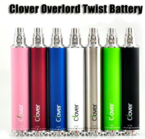 Customized VV USB passthrough twist battery original clover overlord 2600mah Customized vape pen variable voltage mod
Customized VV USB passthrough twist battery original clover overlord 2600mah Customized vape pen variable voltage mod
