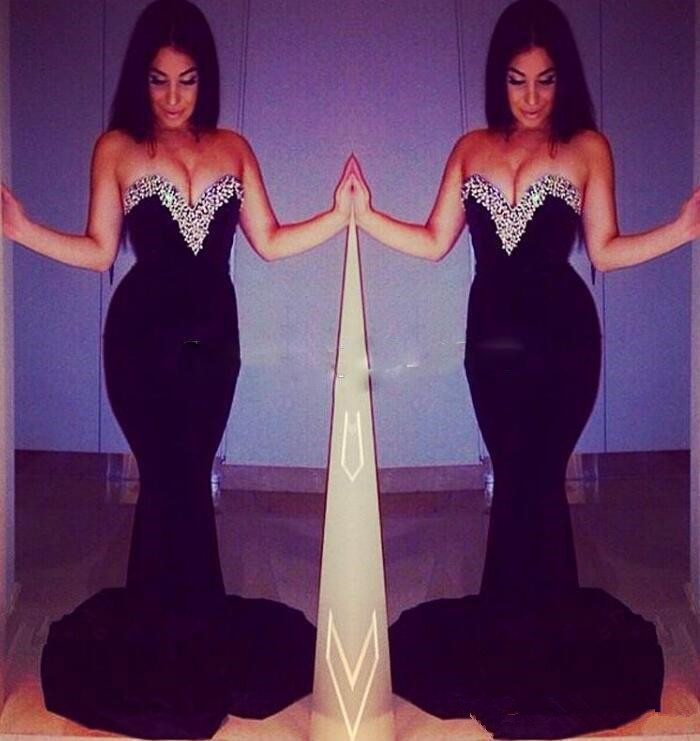 2019 Black Crystal Mermaid Evening Dresses Sexy Prom Gowns Sweetheart Long Lady Gowns Party Dresses For Graduation Gowns b1, Purple 
2019 Black Crystal Mermaid Evening Dresses Sexy Prom Gowns Sweetheart Long Lady Gowns Party Dresses For Graduation Gowns b1, Purple