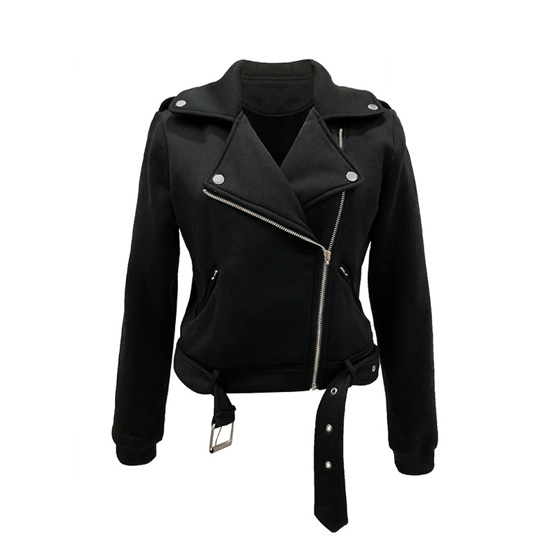 Autumn Winter Women Black White Slim Jacket Cool Lady Basic Jackets Coat Female Zipper Outwear Jaqueta Feminina Veste Femme
Autumn Winter Women Black White Slim Jacket Cool Lady Basic Jackets Coat Female Zipper Outwear Jaqueta Feminina Veste Femme
