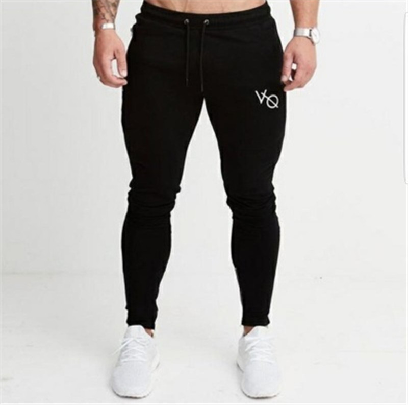 Summer Gyms Brand Men Trousers Trousers Men VO Casual Pants Men's Sweatpants 2018 Joggers Fitness Pants Men's Black