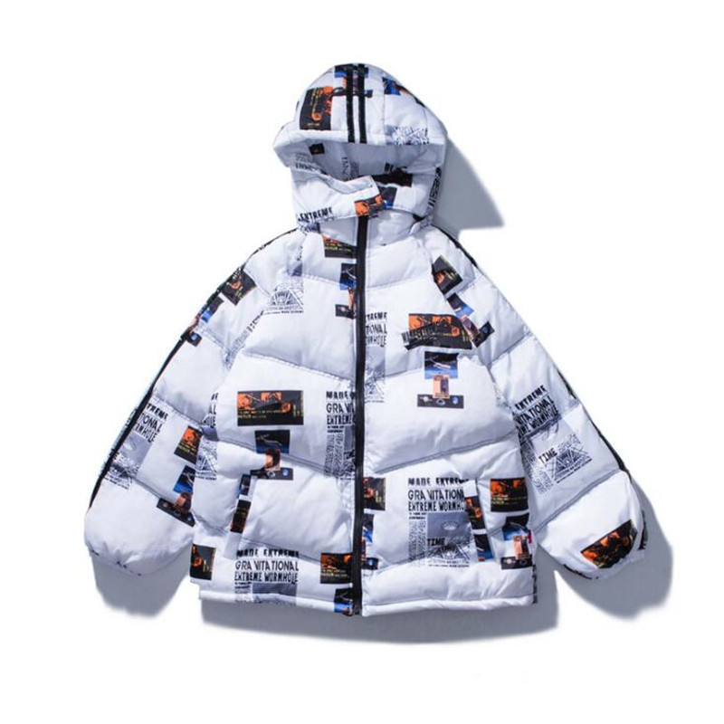 HEYGUYS Oversize Winter Jacket Women Hip-hop Style Couple Series Hooded Parka 2019 Fashion Letter-print Cotton Padded Coat, Black
HEYGUYS Oversize Winter Jacket Women Hip-hop Style Couple Series Hooded Parka 2019 Fashion Letter-print Cotton Padded Coat, Black