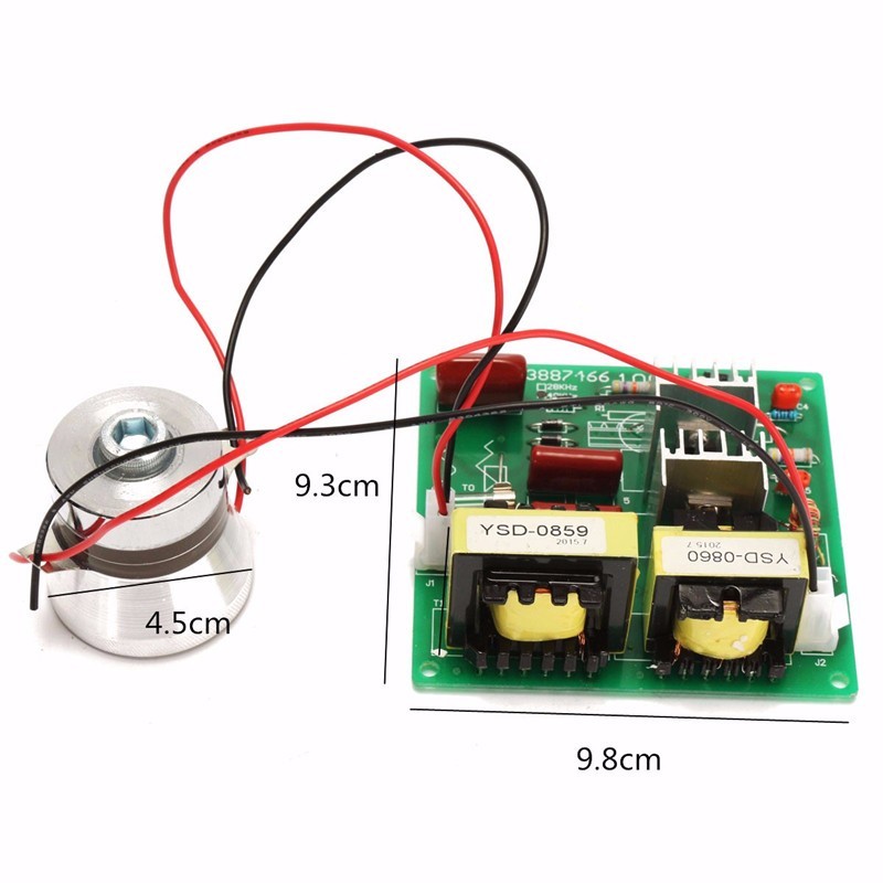 Freeshipping 110V 100W 40K Ultrasonic Cleaner Power Driver Board+1PCS 60W 40K Transducer For Ultrasonic Cleaning Machines Integrated Circuit - view 7