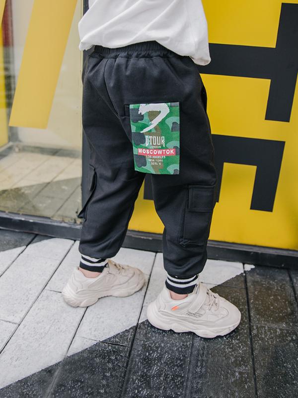 Baby Casual Pants Children Loose Sweatpants Children Korean Version of the Measured Pocket Pants Baby Western Style Spring, Black
Baby Casual Pants Children Loose Sweatpants Children Korean Version of the Measured Pocket Pants Baby Western Style Spring, Black