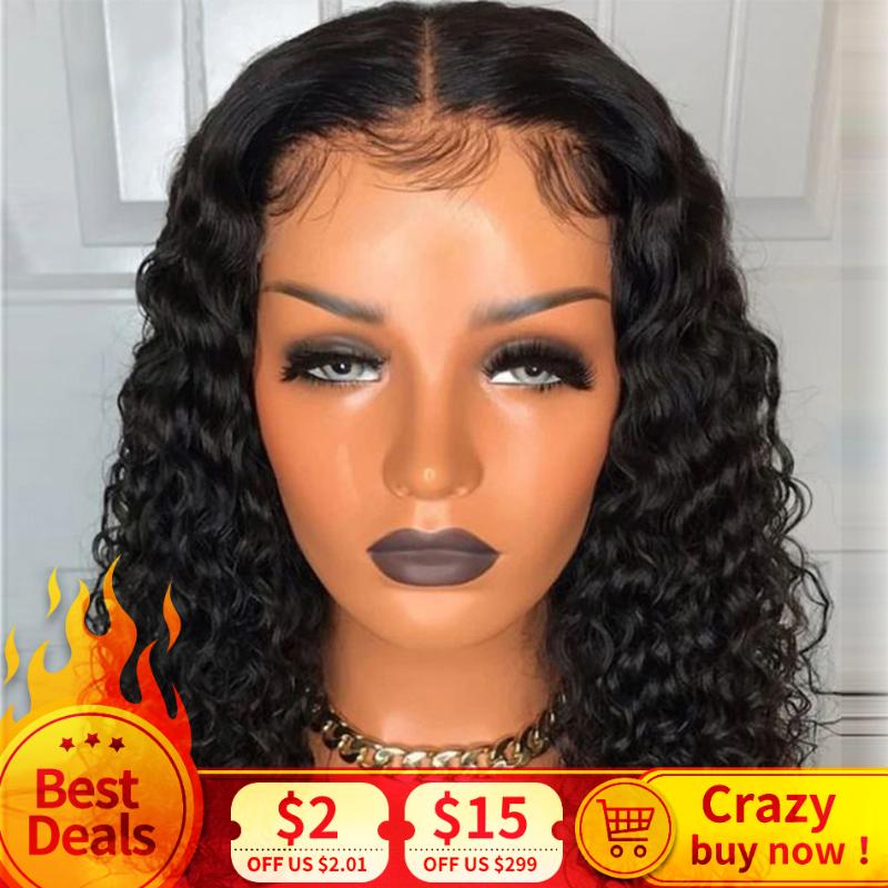 Short 13x4 Lace Front Wigs Human Hair Wig Brazilian Remy Deep Wave Bob Lace Front Wigs PrePlucked for Black Women 150% density, As pic
Short 13x4 Lace Front Wigs Human Hair Wig Brazilian Remy Deep Wave Bob Lace Front Wigs PrePlucked for Black Women 150% density, As pic