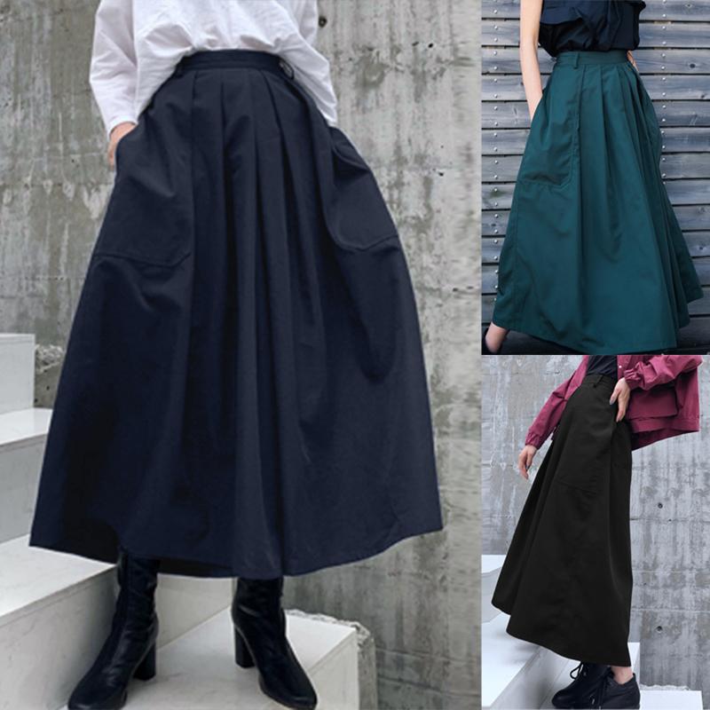 ZANZEA Oversized Women Wide Leg Pants 2020 Fashion Female Casual Elastic Waist Trousers Office Lady Loose Pockets Streetwear, Navy
ZANZEA Oversized Women Wide Leg Pants 2020 Fashion Female Casual Elastic Waist Trousers Office Lady Loose Pockets Streetwear, Navy