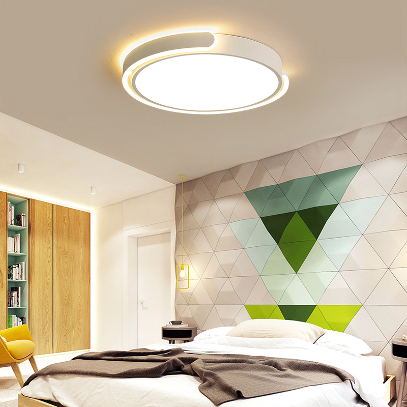 Ultra-thin round led Ceiling Lights living room modern minimalist atmosphere bedroom lamp balcony room lamps Study room fixtures