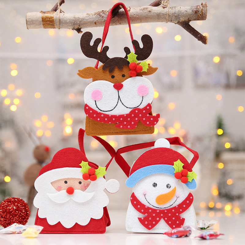 Santa Snowman Elk Bear Gift Bag Holders Candy Chocolate Bag Handbag Package Pouches Christmas Decoration Supplies
Santa Snowman Elk Bear Gift Bag Holders Candy Chocolate Bag Handbag Package Pouches Christmas Decoration Supplies
