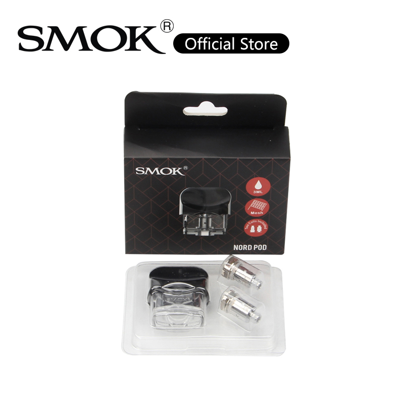 SMOK Nord Pod Cartridge 3ml Capacity With 0.6ohm Mesh Coil Head 1.4ohm MTL Replacement Coils For Nord Pod Kit
SMOK Nord Pod Cartridge 3ml Capacity With 0.6ohm Mesh Coil Head 1.4ohm MTL Replacement Coils For Nord Pod Kit