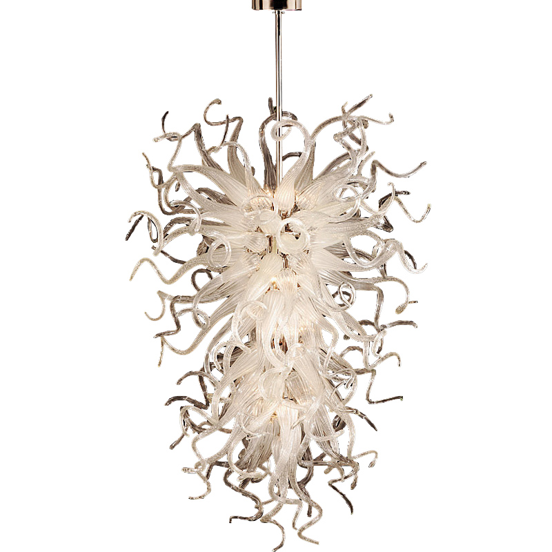 Modern Large White Lights Chandeliers 52inch Wedding Decor Art Glass Chandelier LED Light Source 100% Hand Blown pendants lamps Lighting
Modern Large White Lights Chandeliers 52inch Wedding Decor Art Glass Chandelier LED Light Source 100% Hand Blown pendants lamps Lighting