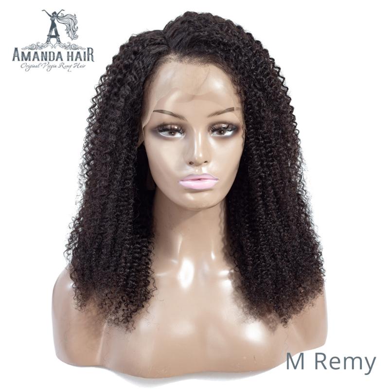 Amanda Transparent Lace Brazilian Curly Human Hair Wigs Lace Front 13x4 150% Density Remy Human Hair Wigs with Baby 10-24, Natural color
Amanda Transparent Lace Brazilian Curly Human Hair Wigs Lace Front 13x4 150% Density Remy Human Hair Wigs with Baby 10-24, Natural color