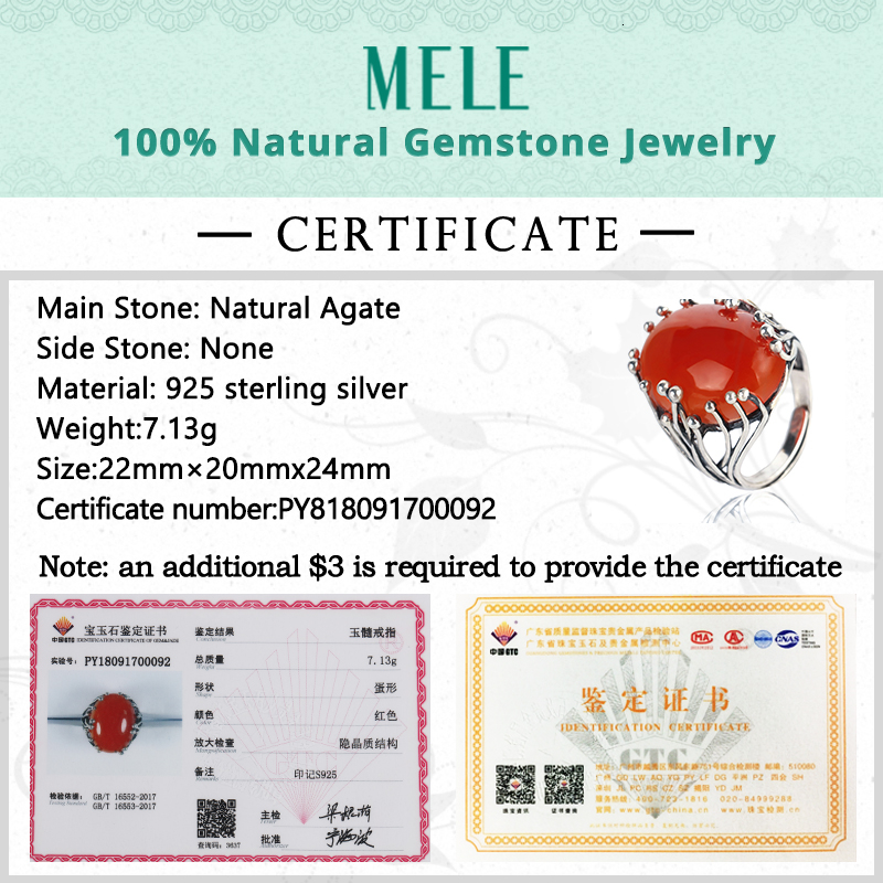 Natural south red agate rings for women and man,15X20mm big oval cut,925 sterling silver gemstone fine jewelry, Festival gifts CJ191210