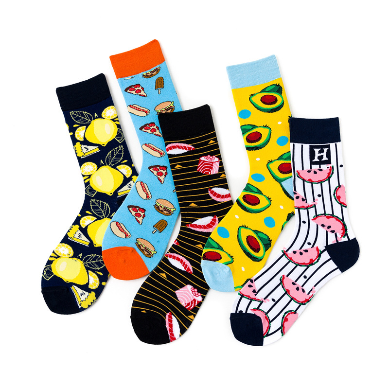 Harajuku happy Unisex socks funny Cartoon fruit avocado watermelon banana burger cake socks skateboard socks, As pic
Harajuku happy Unisex socks funny Cartoon fruit avocado watermelon banana burger cake socks skateboard socks, As pic