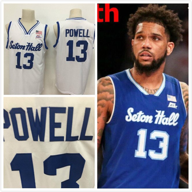 2020 Seton Hall Myles Powell 13 basketball Jersey jerseys shirts blue white size S- Suture Stitched, As show
2020 Seton Hall Myles Powell 13 basketball Jersey jerseys shirts blue white size S- Suture Stitched, As show
