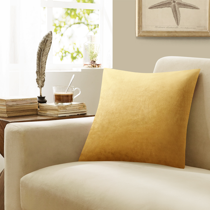 Gold Pillow Case Decor Velvet Home Decorative Silver Grey Cushion Pillow For Bedroom Sofa Green Fabric