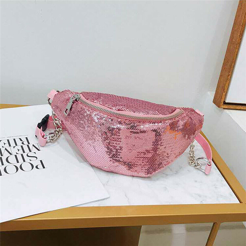 New Women Waist Bag Fashion Sequin Fanny Pack Cycling Money Pouch Belt Sport Shoulder Bag Lovely Travel Street Crossbody, Black
New Women Waist Bag Fashion Sequin Fanny Pack Cycling Money Pouch Belt Sport Shoulder Bag Lovely Travel Street Crossbody, Black