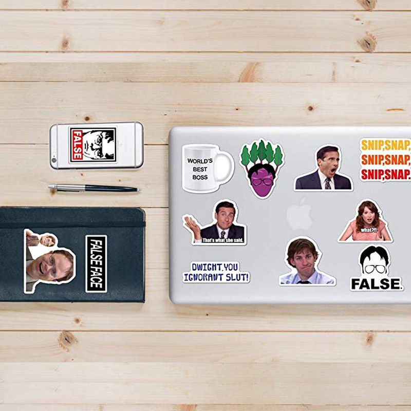 The Office Stickers Vinyl Car Decoration Decals for Laptops Mobile Phone Computers Water Bottle