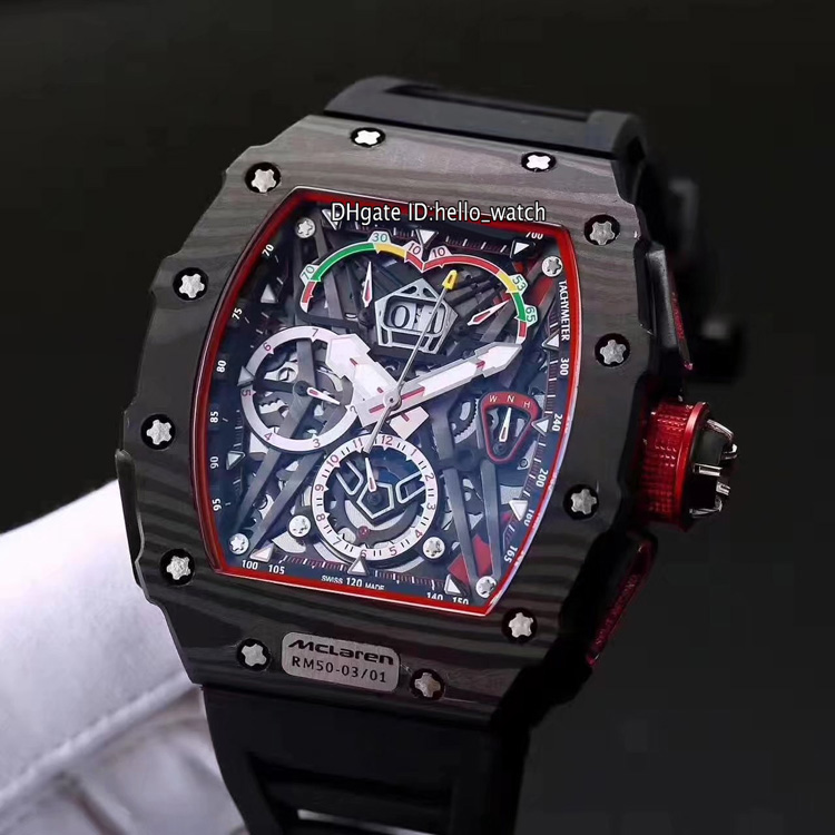 Beat Edition Big Date RM50-03/01 McLaren F1 Skeleton Dial Miyota Automatic RM50-03 Mens Watch Black Carbon Fiber Case Black Rubber Watches., M50-b2 (1)
Beat Edition Big Date RM50-03/01 McLaren F1 Skeleton Dial Miyota Automatic RM50-03 Mens Watch Black Carbon Fiber Case Black Rubber Watches., M50-b2 (1)