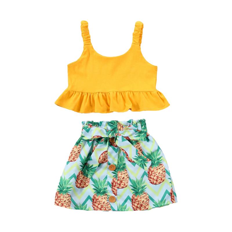 New 2pcs Toddler Kids Baby Girls Summer Cute Tops & Dress Sunsuit Outfits Set, As pic
New 2pcs Toddler Kids Baby Girls Summer Cute Tops & Dress Sunsuit Outfits Set, As pic