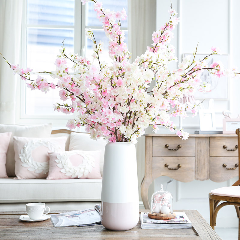 2 piezas de flores de cerezo seda Artificial plantas árboles ramas ramo novia Hotel boda decoración flores falsas, Rosa claro
2 piezas de flores de cerezo seda Artificial plantas árboles ramas ramo novia Hotel boda decoración flores falsas, Rosa claro