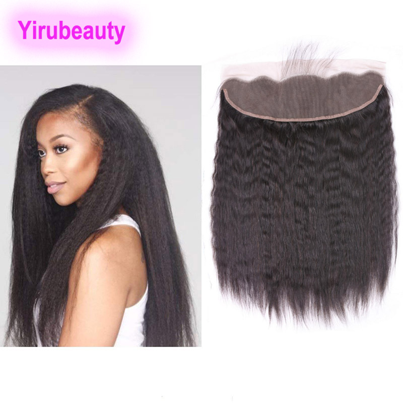 Indian Virgin Hair 9a Free Part Kinky Straight 13X4 Lace Frontal Human Hair Pre Plucked Kinky Straight Natural Black Yirubeauty, Natural color
Indian Virgin Hair 9a Free Part Kinky Straight 13X4 Lace Frontal Human Hair Pre Plucked Kinky Straight Natural Black Yirubeauty, Natural color