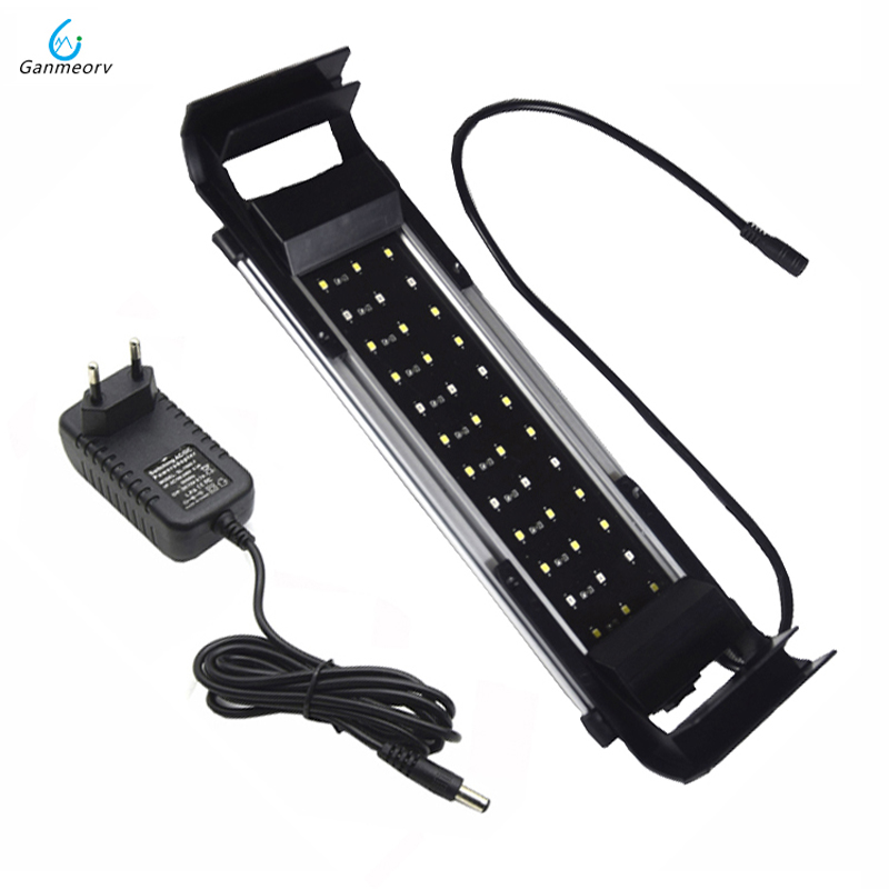 20-40cm 6W Aquarium LED Lighting Fish Tank Light Lamp with Extendable Brackets 24 White and 12 Blue LEDs Fit for Aquarium decro
20-40cm 6W Aquarium LED Lighting Fish Tank Light Lamp with Extendable Brackets 24 White and 12 Blue LEDs Fit for Aquarium decro
