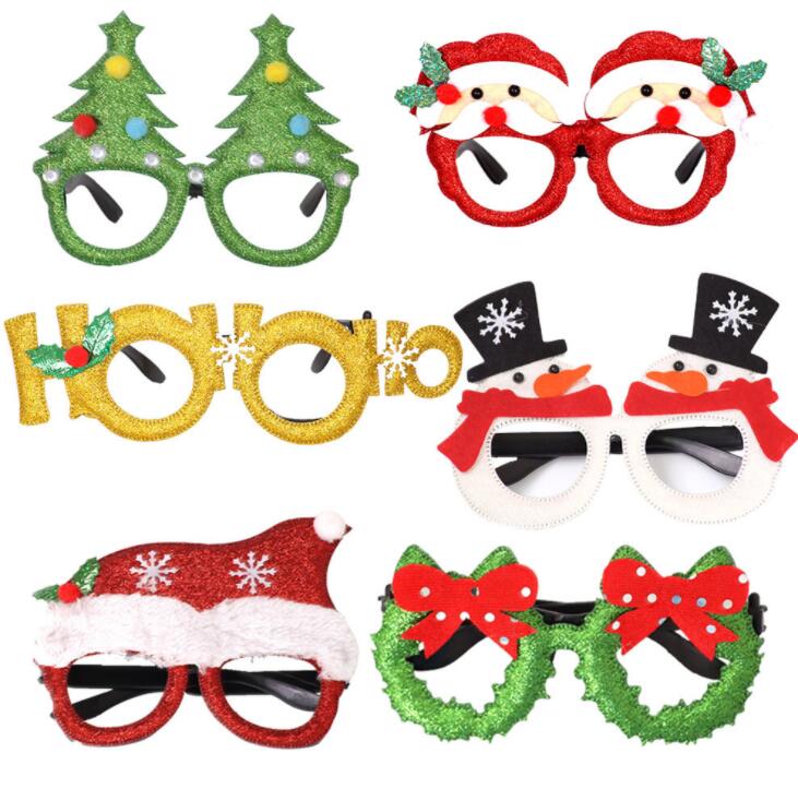Christmas Glitter Party Glasses Christmas Decoration Costume Eyeglasses Party Glasses Frame for Holiday Favors, Assorted Styles
Christmas Glitter Party Glasses Christmas Decoration Costume Eyeglasses Party Glasses Frame for Holiday Favors, Assorted Styles