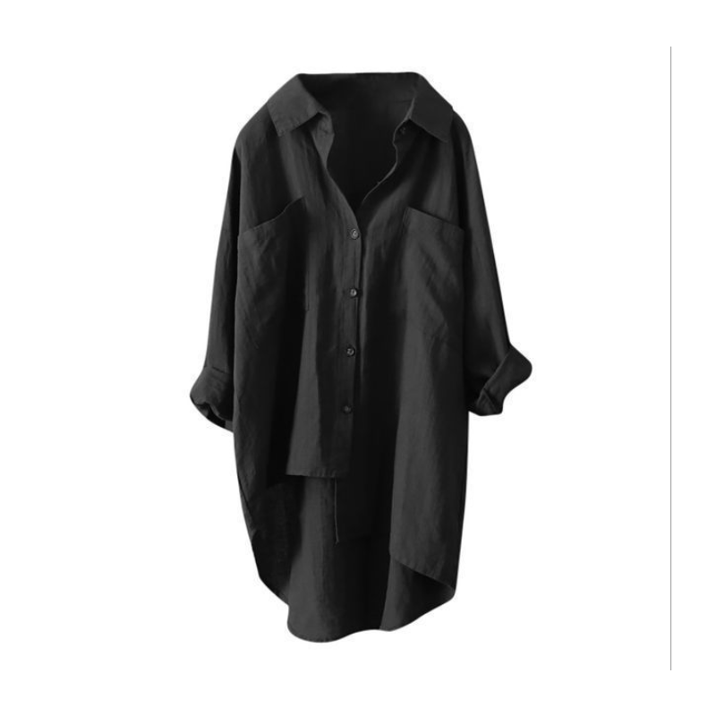 Womens Casual Button Down Tops Comfort Long Roll Up Sleeves Blouses With Pockets Loose Tunic For Fall Spring Winter Shirts, Black
Womens Casual Button Down Tops Comfort Long Roll Up Sleeves Blouses With Pockets Loose Tunic For Fall Spring Winter Shirts, Black