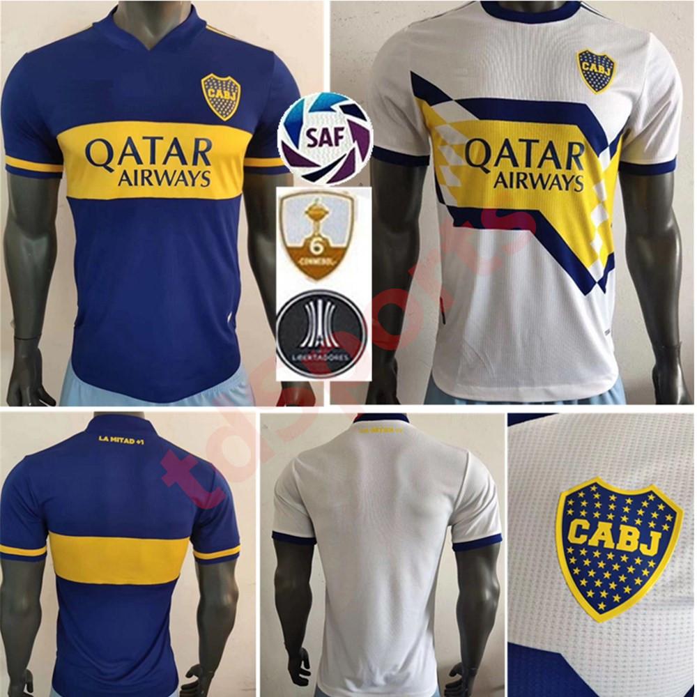 Player version Boca Juniors 2020 soccer jersey #16 DE ROSSI 20/21 Men soccer shirt TEVEZ PAVON ABILA Customized away white football shirt, Black;yellow
Player version Boca Juniors 2020 soccer jersey #16 DE ROSSI 20/21 Men soccer shirt TEVEZ PAVON ABILA Customized away white football shirt, Black;yellow