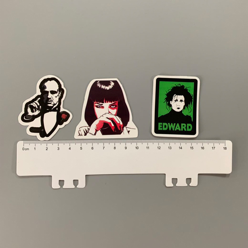 50pcs/Set Classic Cool Movies Characters Stickers Waterproof for Skateboard Suitcase Luggage Guitar Laptop Graffiti Stickers Motorcycle Toy