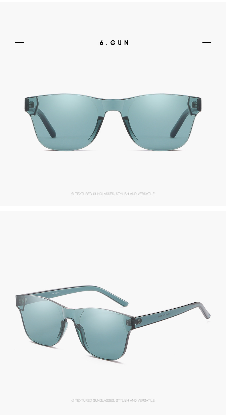 Square Shape Sunglasses Women Rimless Frame Tint Clear Lens Colorful Sun Glasses Outdoor Eyewear 009
Square Shape Sunglasses Women Rimless Frame Tint Clear Lens Colorful Sun Glasses Outdoor Eyewear 009