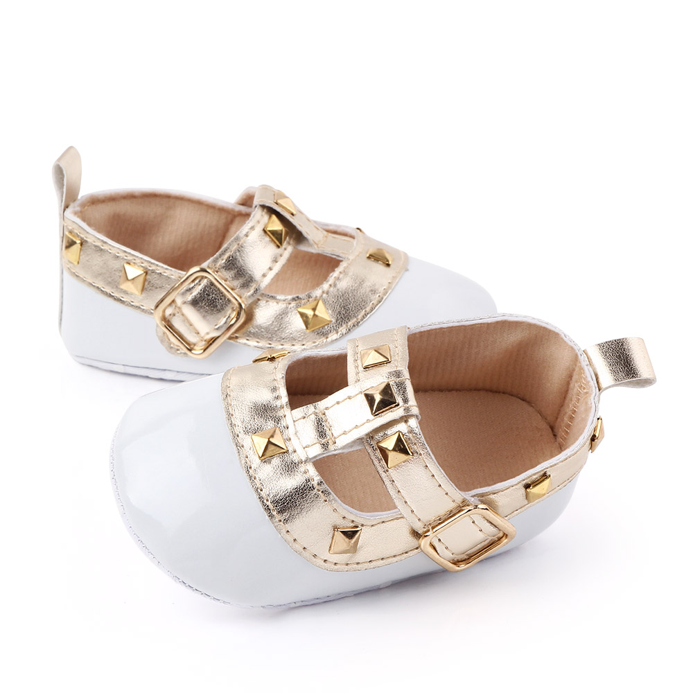 New Baby Girls princess shoes Cute infant mary jane first walkers 2 colors 3 sizes 0-18Months z250708LI04