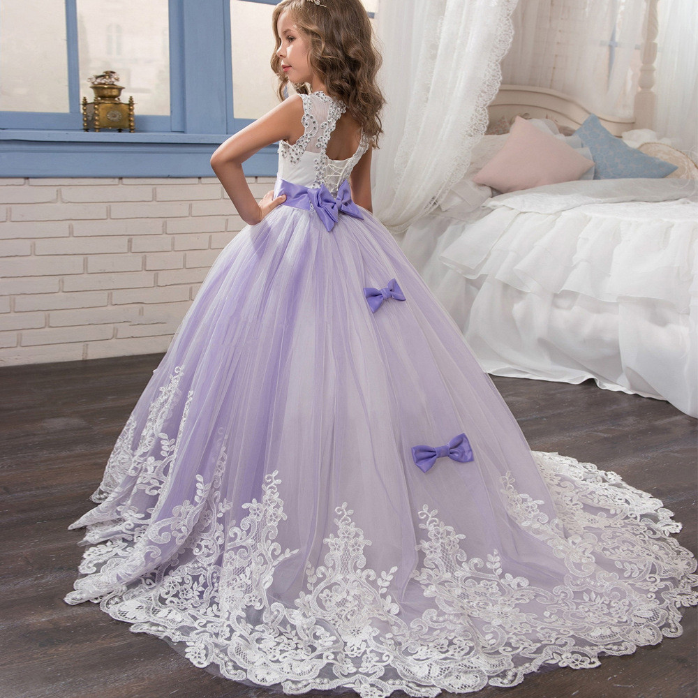 MUQGEW cute toddler clothes Lace Girl Princess Bridesmaid Pageant Tutu Tulle Gown Party Wedding Dress meisjes kleding #y2