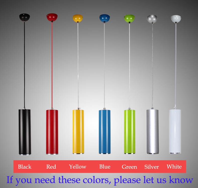 New Arrival LED Decorative Pendant Lamp Lighting Aluminum Cylindrical Lamp Fixture for Hallway Aisle porch corridor Bar lamp Diameter 10cm