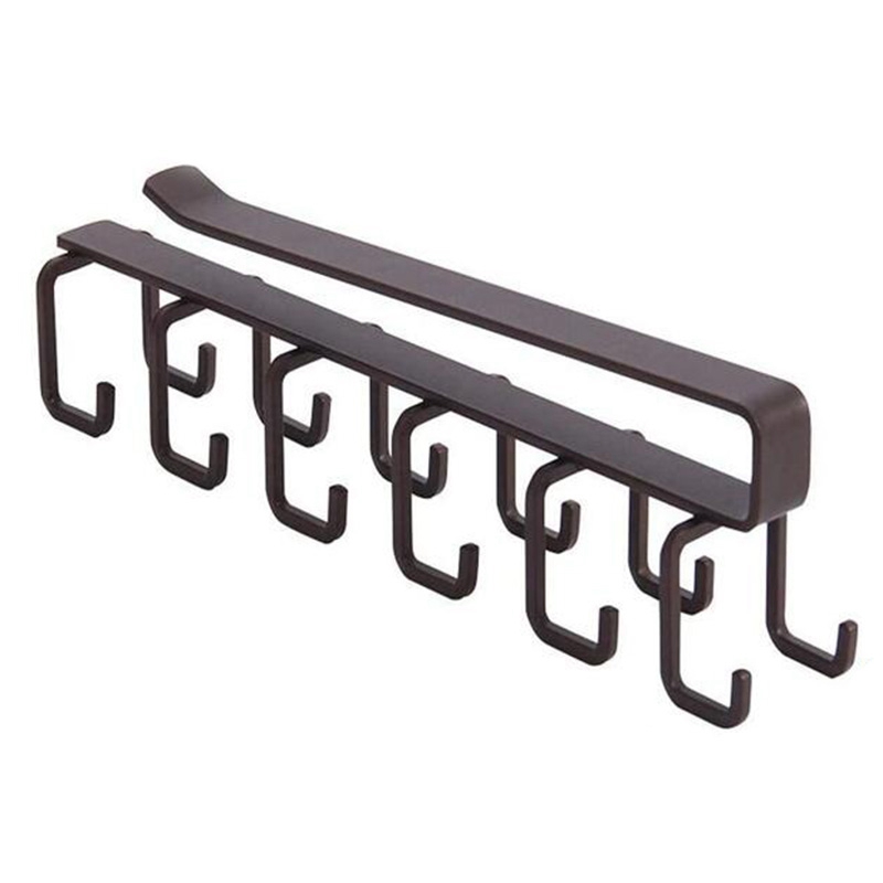 Multifunctional 12-Hook Cup Holder, Under Shelf, Cup Holder Hook Hanger, Coffee Holder, Tie Hook, Kitchen, Key Hook
Multifunctional 12-Hook Cup Holder, Under Shelf, Cup Holder Hook Hanger, Coffee Holder, Tie Hook, Kitchen, Key Hook