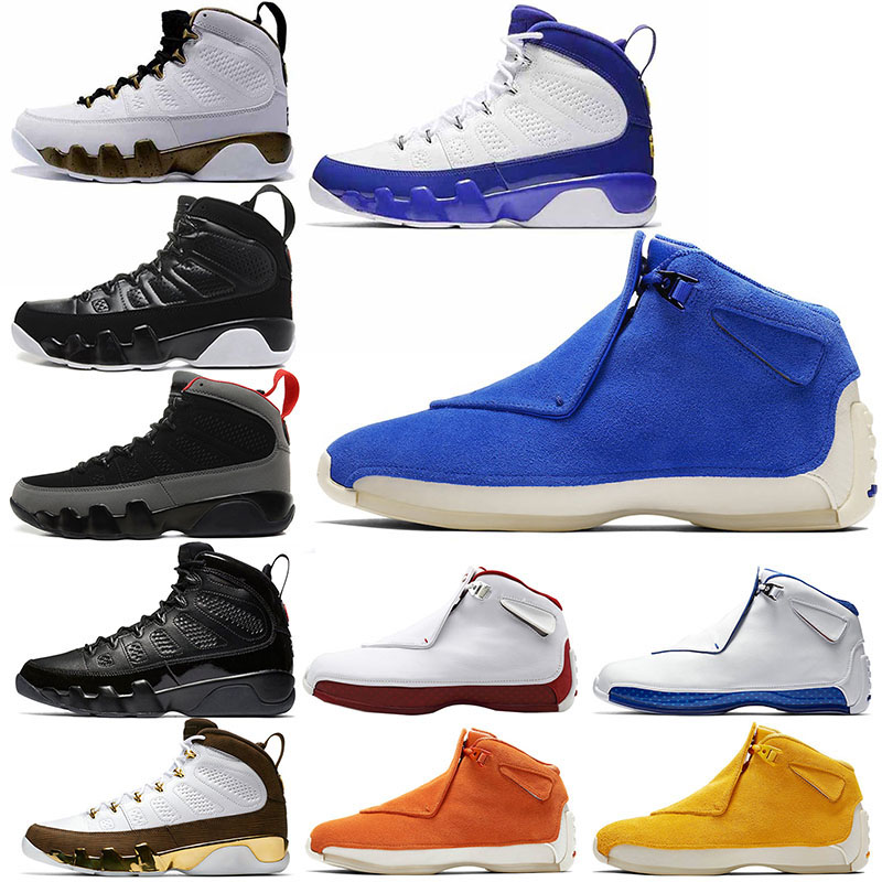 18 18s Men Basketball Shoes blue suede 9 9s Bred LA Mop Melo Anthracite Black white Cool Grey Lakers PE Mens Designer Sneakers, 16
18 18s Men Basketball Shoes blue suede 9 9s Bred LA Mop Melo Anthracite Black white Cool Grey Lakers PE Mens Designer Sneakers, 16