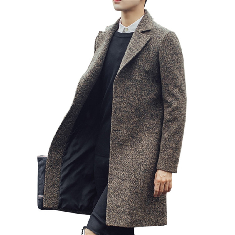 Men Autumn Overcoat Casual Outerwear CoatsNew Men Long Trench Coat Fashion Wool Trench Coat Windbreaker Steampunk
Men Autumn Overcoat Casual Outerwear CoatsNew Men Long Trench Coat Fashion Wool Trench Coat Windbreaker Steampunk