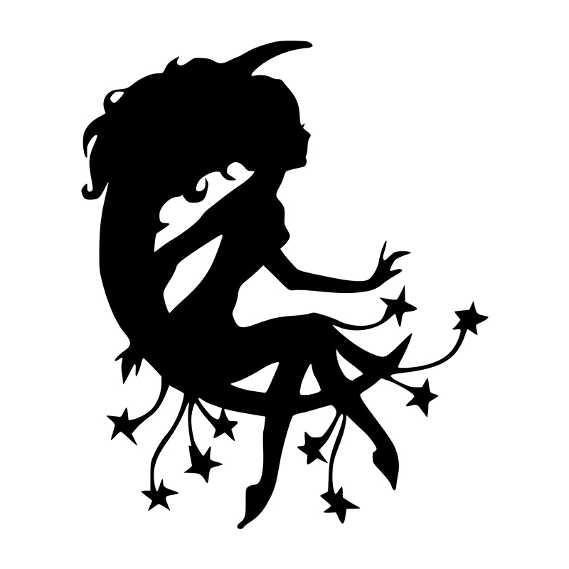 15*12.5cm Moon Fairy Car Truck Vinyl Decal Sticker Car Accessories Motorcycle Helmet Car Styling, Color
15*12.5cm Moon Fairy Car Truck Vinyl Decal Sticker Car Accessories Motorcycle Helmet Car Styling, Color