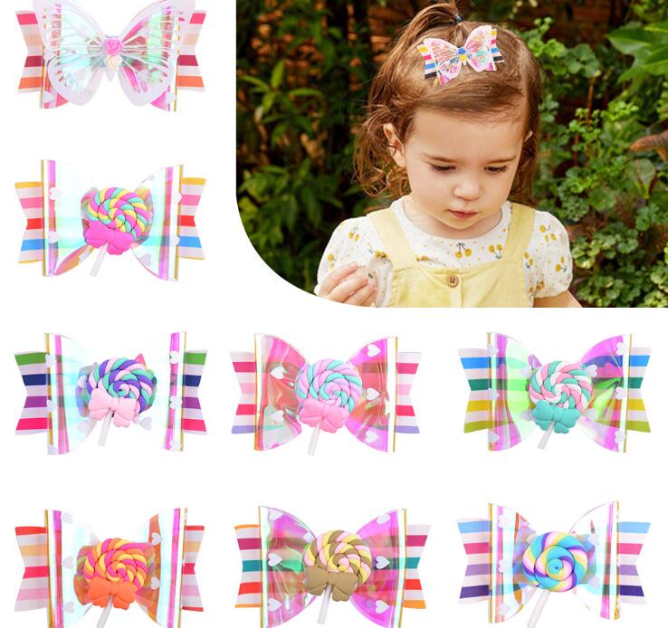 24pc/lot 3.5inch Rainbow Princess Hairgrips Laser Hard PVC Hair Bows with Clip Dance Party Bow Hair Clip Girls Accessories, Can choose any color
24pc/lot 3.5inch Rainbow Princess Hairgrips Laser Hard PVC Hair Bows with Clip Dance Party Bow Hair Clip Girls Accessories, Can choose any color