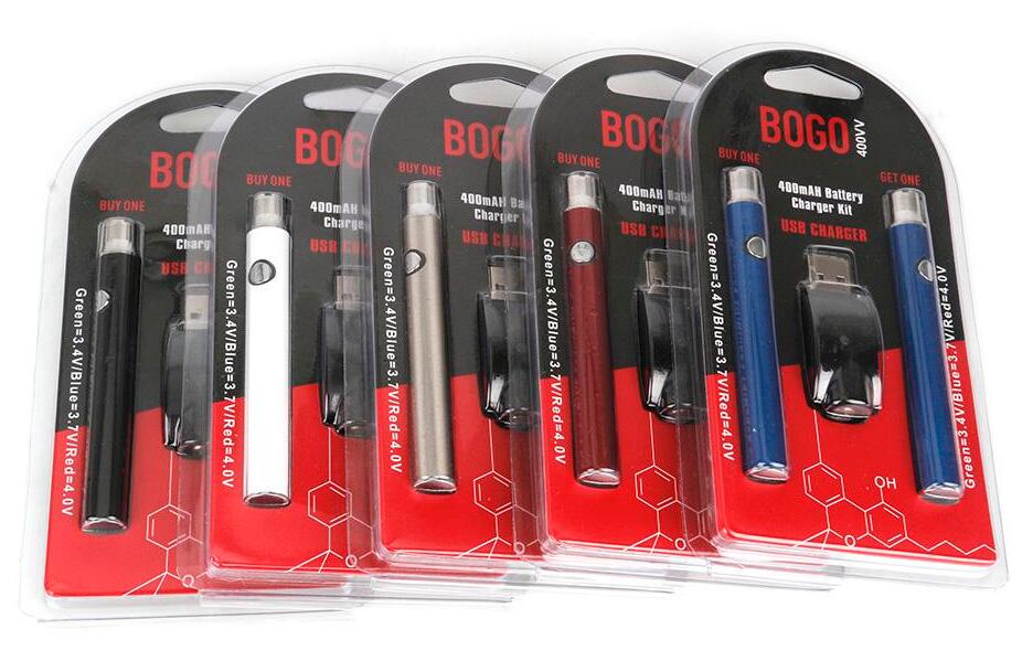 BOGO Preheating Battery Charger Kit Double Preheating Vape Pen Batteries 400mAh Vape Fit 510 Thread Vape Cartridges LO VV Battery DHL
BOGO Preheating Battery Charger Kit Double Preheating Vape Pen Batteries 400mAh Vape Fit 510 Thread Vape Cartridges LO VV Battery DHL